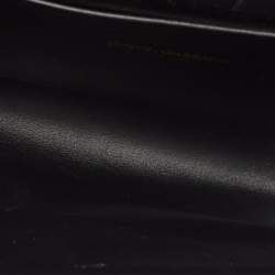 Pre Owned Dolce and Gabbana Black Leather Devotion Belt Bag