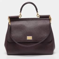 DAUPHINE LEATHER SICILY BAG - Vanda Boutique