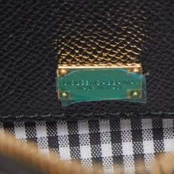 Pre Owned Dolce & Gabbana Muliticolor Polka Dot Dauphine Leather Sicily East West Bag