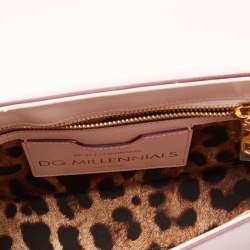 Pre Owned Dolce & Gabbana Tri Color Leather and Satin DG Millennials Shoulder Bag