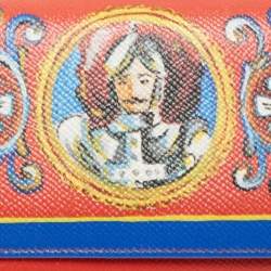 Dolce & Gabbana Multicolor Printed Leather Sicily Von Bag