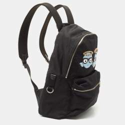 Pre Owned Dolce & Gabbana Black Nylon DG Family Backpack