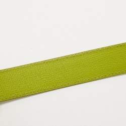 Pre Owned Dolce & Gabbana Apple Green Leather Large Miss Sicily Top Handle Bag