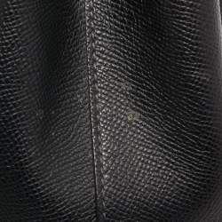 Pre Owned Dolce & Gabbana Black Leather Medium Miss Sicily Top Handle Bag