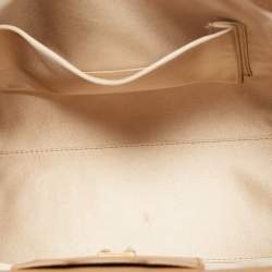 Pre Owned Dolce & Gabbana Multicolor Leather and Python Medium Miss Monica Top Handle Bag