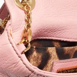 Dolce & Gabbana Pink Leather Belt Bag