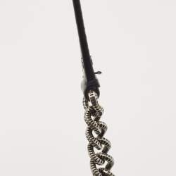 Pre Owned Dolce & Gabbana Black Matelasse Leather Devotion Camera Crossbody Bag