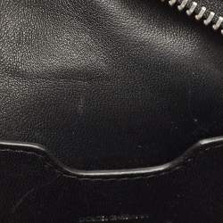 Pre Owned Dolce & Gabbana Black Matelasse Leather Devotion Camera Crossbody Bag