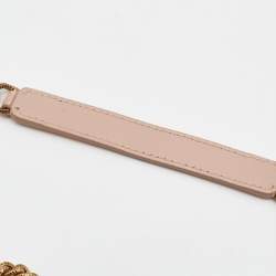 Pre Owned Dolce & Gabbana Pink Leather Devotion Mordore Crossbody Bag