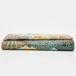 Pre Owned Dolce & Gabbana Multicolor Print Leather Miss Sicily Von Crossbody Bag