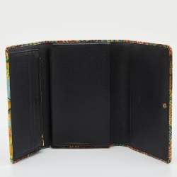 Pre Owned Dolce & Gabbana Multicolor Print Leather Miss Sicily Von Crossbody Bag