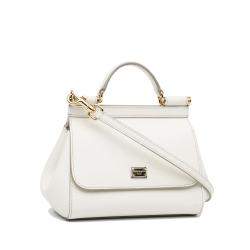 Pre Owned Dolce & Gabbana White Mini Miss Sicily