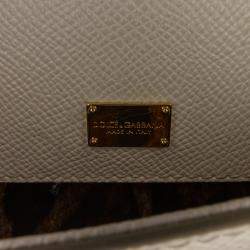 Pre Owned Dolce & Gabbana White Mini Miss Sicily