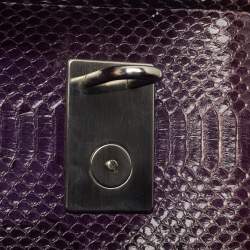 Pre Owned حقيبة دولتشي أند غابانا مونيكا متوسطة يد علوية جلد مُستردة