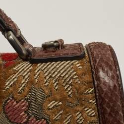 Pre Owned حقيبة دولتشي أند غابانا مونيكا متوسطة يد علوية جلد مُستردة