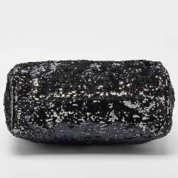 مملوكة مسبقًا حقيبة دولتشي أند غابانا يد علوية ميس سيسيلي ترتر أسود