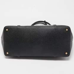 Pre Owned Dolce & Gabbana Black Leather Miss Escape Shopper Tote