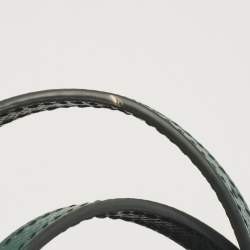 مملوكة مسبقًا Dolce & Gabbana Green Leather Small Miss Sicily East West Top Handle Bag