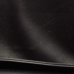 Pre Owned Dolce & Gabbana Black Leather Mini Devotion Chain Shoulder Bag