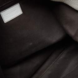 Pre Owned Dolce & Gabbana Brown/White Leopard Print Canvas and Leather Messenger Bag