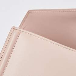 Pre Owned Dolce & Gabbana Pink Leather Small Devotion Top Handle Bag