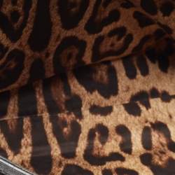 Pre Owned حقيبة دولتشي أند غابانا ميس سيسلي بيد علوية رافية كروشيه سوداء كبيرة