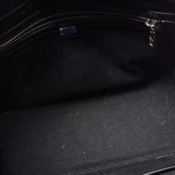Pre Owned Dolce & Gabbana Off-White/Black Canvas And Leather DG Logo Shopper Tote