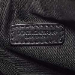 Pre Owned Dolce & Gabbana Multicolor Printed Fabric Zip Pouch