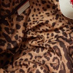 مملوكة مسبقًا Dolce & Gabbana Red/White Crochet Straw and Leather DG Charm Bag