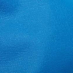 Pre Owned Dolce & Gabbana Blue Leather Medium Miss Sicily Top Handle Bag