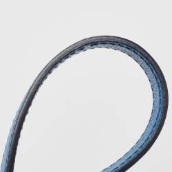 Pre Owned Dolce & Gabbana Blue Leather Medium Miss Sicily Top Handle Bag