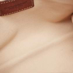 Pre Owned Dolce & Gabbana Beige/Black Leopard Print Coated Canvas DG Vanity Case 