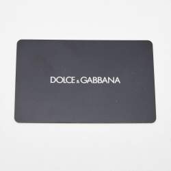 Pre Owned Dolce & Gabbana Multicolor Floral Leather Bifold Card Holder
