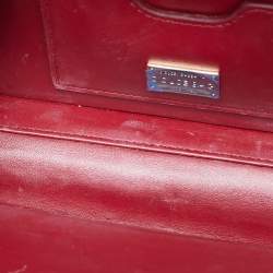 Pre Owned Dolce & Gabbana Multicolor Leather Queen Of Hearts Box Clutch