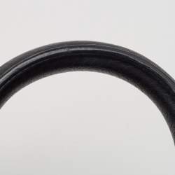 Pre Owned حقيبة دولتشي أند غابانا ميس سيسلي بيد علوية رافية كروشيه سوداء كبيرة