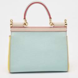 Dolce & Gabbana Multicolor Leather Small Miss Sicily Top Handle Bag