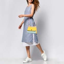 Dolce & Gabbana Multicolor Leather Small Miss Sicily Top Handle Bag