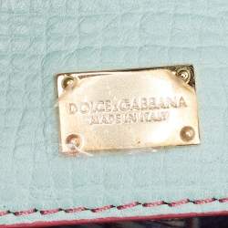 Dolce & Gabbana Multicolor Leather Small Miss Sicily Top Handle Bag