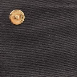 Pre Owned Dolce & Gabbana Brown/Black Leopard Print Coated Canvas Flap Chain Clutch