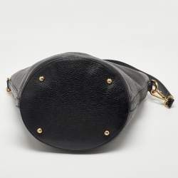 Pre Owned Dolce & Gabbana Black Soft Leather Bucket Bag