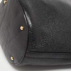 Pre Owned Dolce & Gabbana Black Soft Leather Bucket Bag