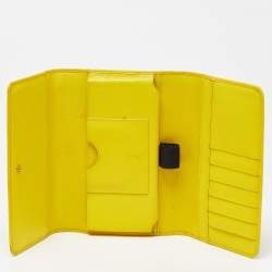 Pre Owned محفظة دولتشي أند غابانا ميس سيسيلي فون بسلسلة جلد برتقالية