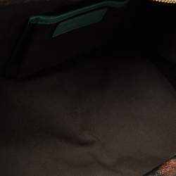 Pre Owned Dolce & Gabbana Multicolor Leopard Coated Canvas and Leather Miss Escape Boston Bag
