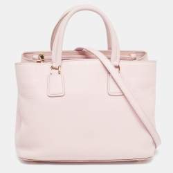 Pre Owned Dolce & Gabbana Pink Grained Leather Tote
