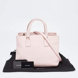 Pre Owned Dolce & Gabbana Pink Grained Leather Tote