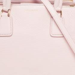 Pre Owned Dolce & Gabbana Pink Grained Leather Tote