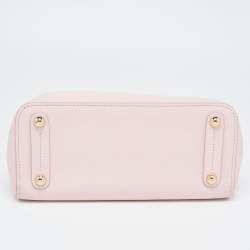 Pre Owned Dolce & Gabbana Pink Grained Leather Tote