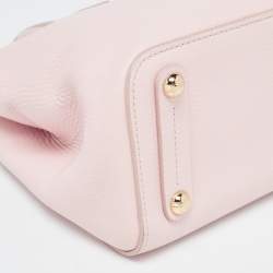 Pre Owned Dolce & Gabbana Pink Grained Leather Tote