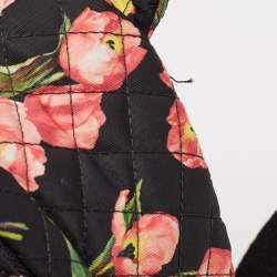 Dolce & Gabbana Multicolor Floral Nylon and Leather Backpack