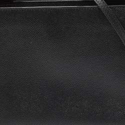 Pre Owned Dolce & Gabbana Black Leather Miss Sicily Tote